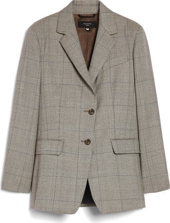 *Weekend maxmara* BURGOS ブレザー ジャケット チェック Weekend Max Mara Burgos Plaid Wool Blazer | Nordstrom