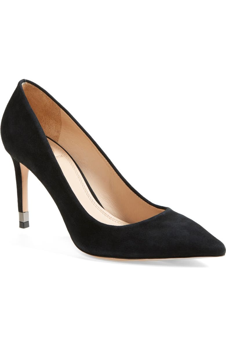 Tory Burch 'Greenwich' Suede Pointy Toe Pump, Main, color,