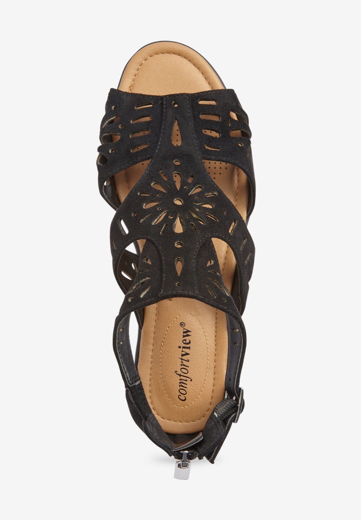 Comfortview The Milana Sandal, Alternate, color, 