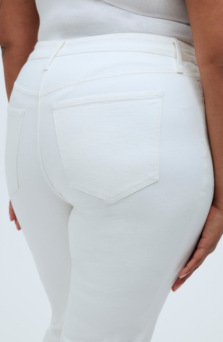 Madewell The Curvy Perfect Crop Jeans, Alternate, color, Tile White