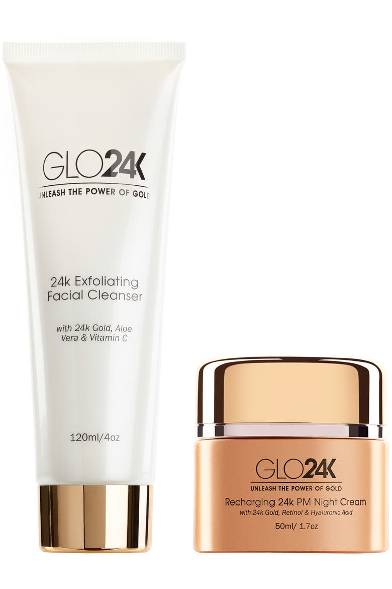 Exfoliating Facial Cleanser & Night Cream, Main, color, NA