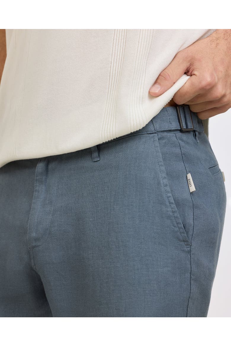 Linen Trouser, Alternate, color, Deep Marine