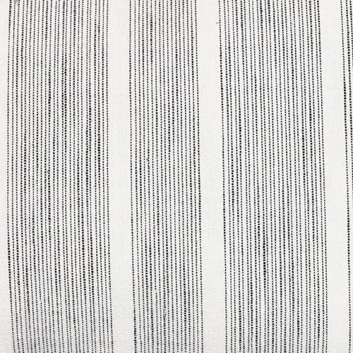 Tag Black Woven Linea Stripe Lumbar Cotton Accent Throw Pillow In Gray