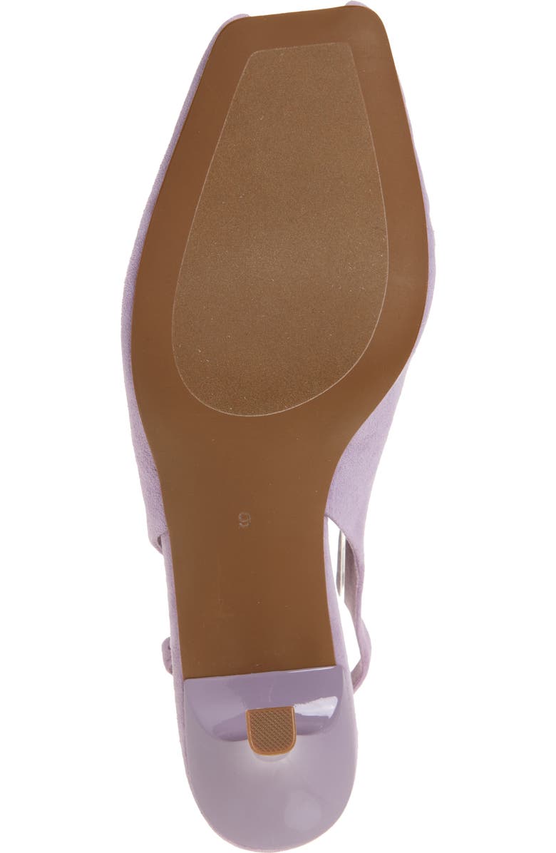 Jeffrey Campbell Patrizia Slingback Pump, Alternate, color, Lilac Suede
