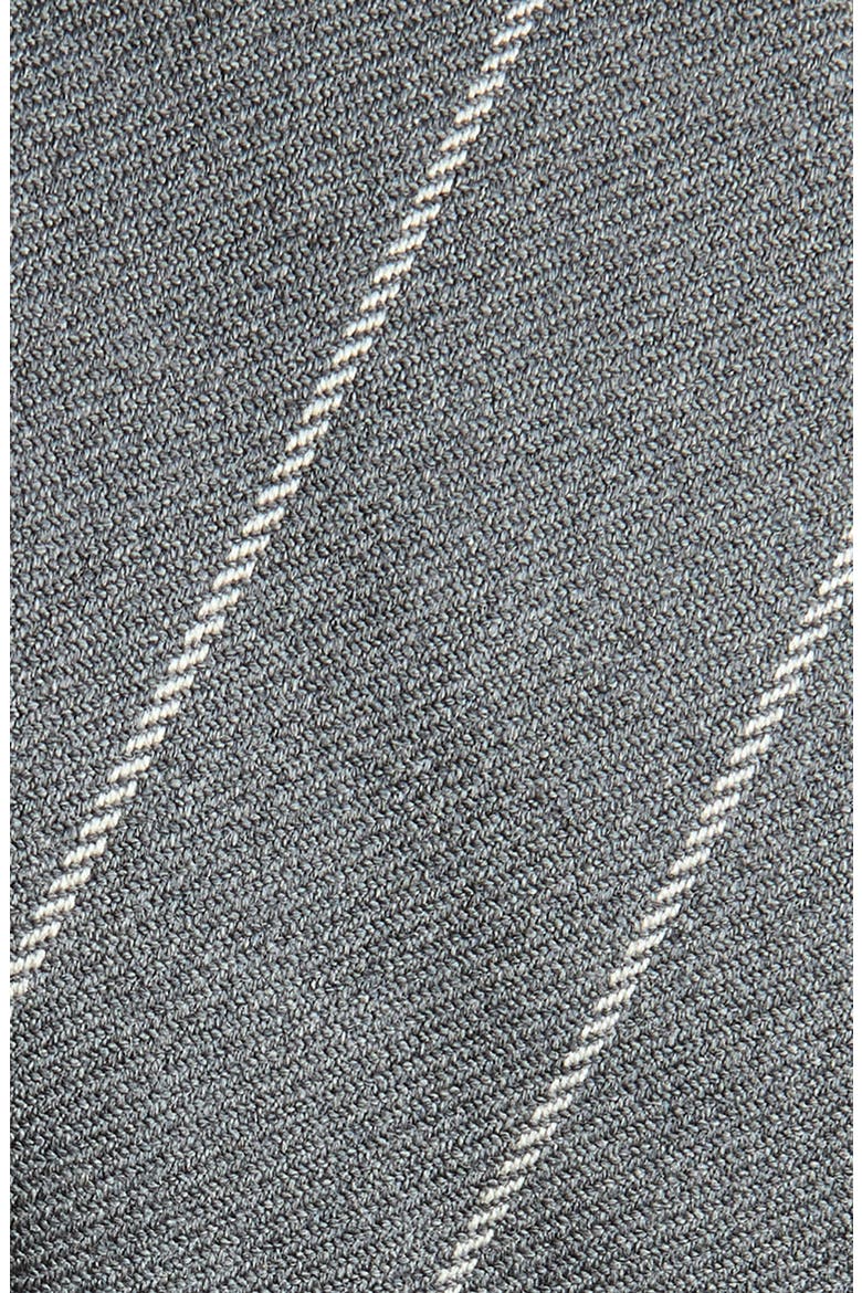 Classic Pinstripe Wool Tie, Alternate, color, MEDIUM GREY