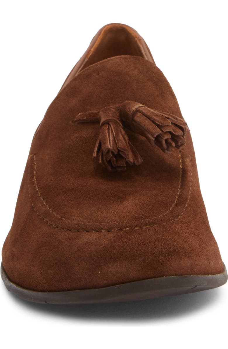 Allen Edmonds Lennox Tassel Loafer, Alternate, color, Snuff Suede