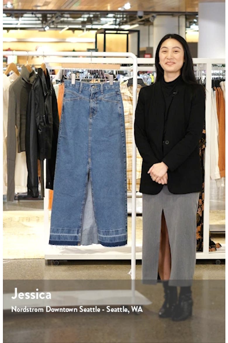 Denim Maxi Skirt video