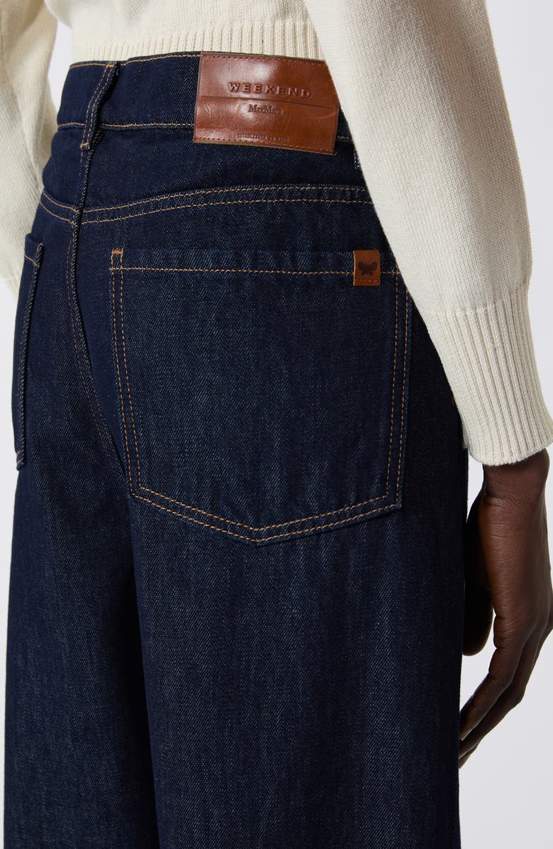 Weekend Max Mara Straight Leg Jeans, Alternate, color, Navy