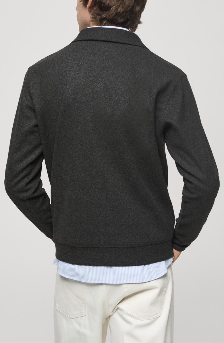 MANGO Regular Fit Polo Sweatshirt, Alternate, color, 