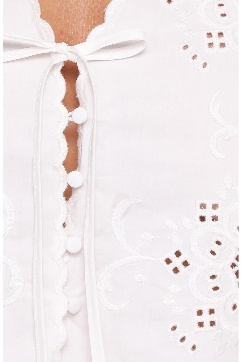Kye Cotton Top, Alternate, color, WHITE BRODERIE