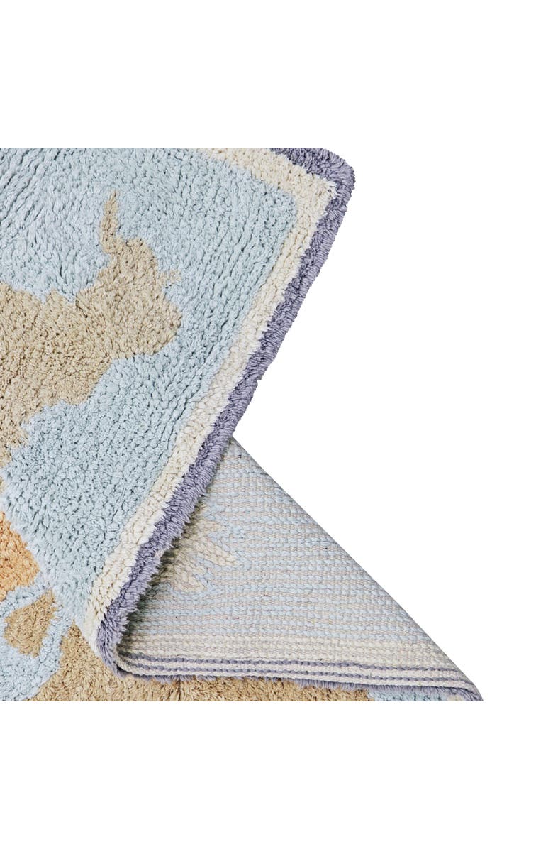 Lorena Canals Washable Rug Mini Worldmap, Alternate, color, Multi