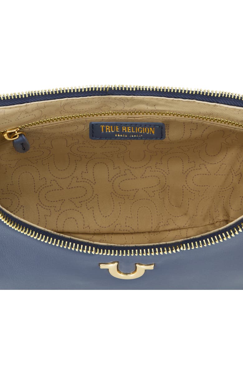 True Religion Zip Top Crescent Hobo Bag, Alternate, color,