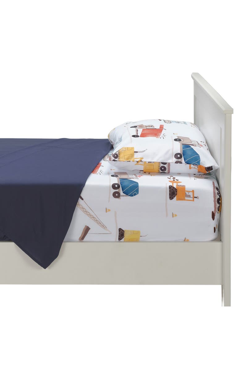 Bedtime Originals Construction Zone Transportation Twin Sheets & Pillowcase Set, Alternate, color, Multicolor
