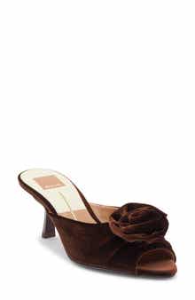 Dolce Vita Cloris Rosette Peep Toe Mule