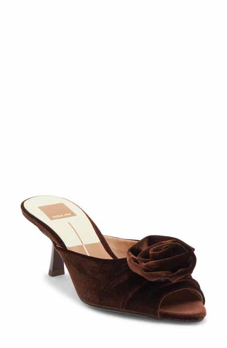 Dolce Vita Cloris Rosette Peep Toe Mule