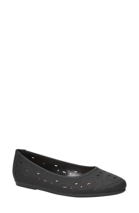 Jackie Laser Cut Flat (Women)