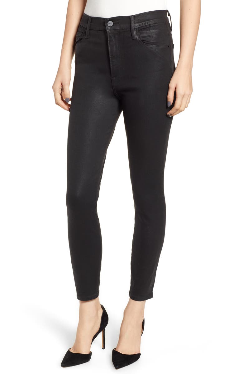 FRAME Ali High Waist Crop Cigarette Skinny Jeans, Main, color, 