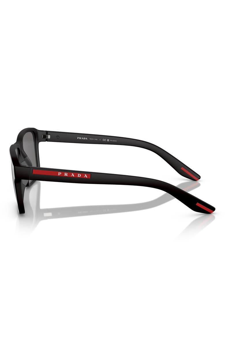 PRADA SPORT 58mm Polarized Rectangular Sunglasses, Alternate, color,