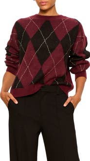Sanctuary Argyle Pullover