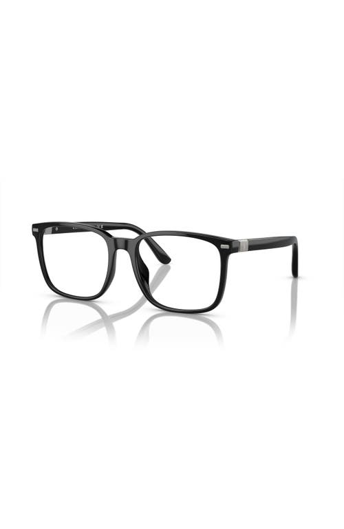 Polo Ralph Lauren 53mm Square Optical Glasses In Black
