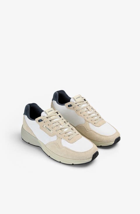 Contrasting Suede Sneaker