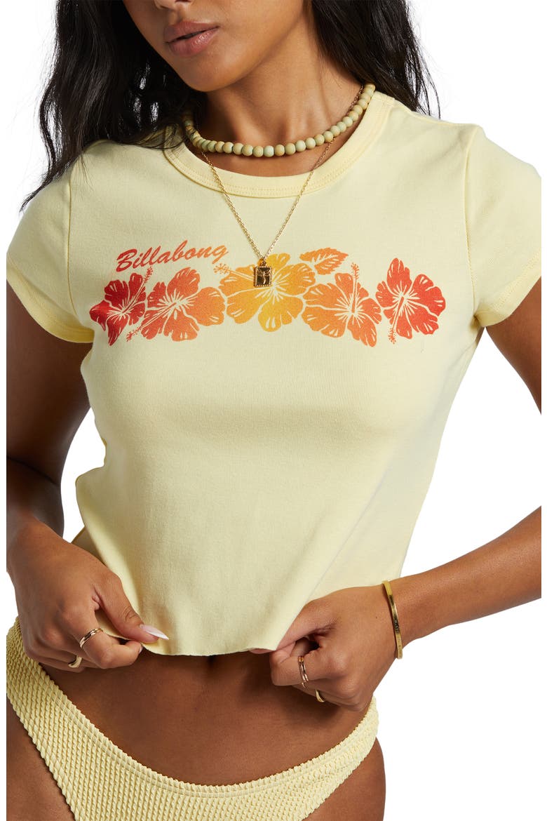 Summer Babe Crop Graphic T-Shirt, Alternate, color, CALI RAYS