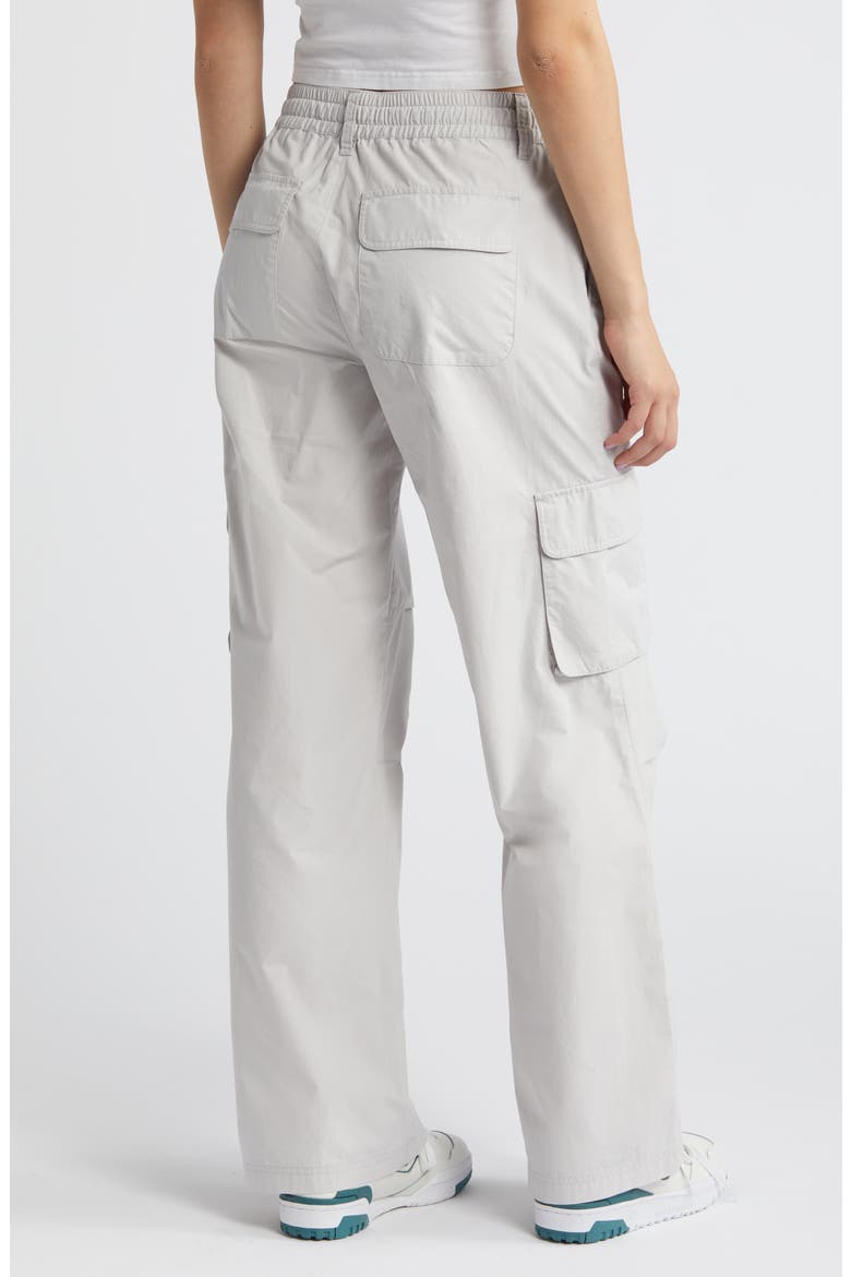 Drawstring Mid Rise Wide Leg Cargo Pants, Alternate, color, MICRO CHIP