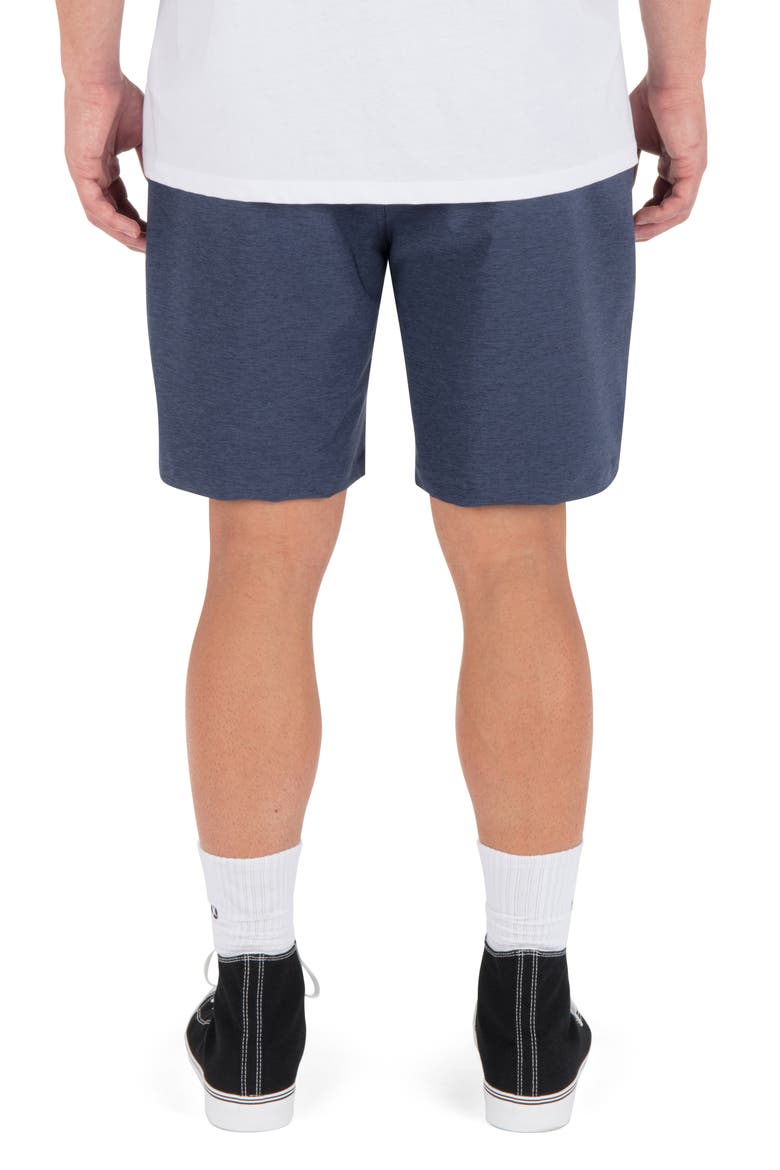 Phantom Heather Walk Shorts, Alternate, color, OBSIDIAN