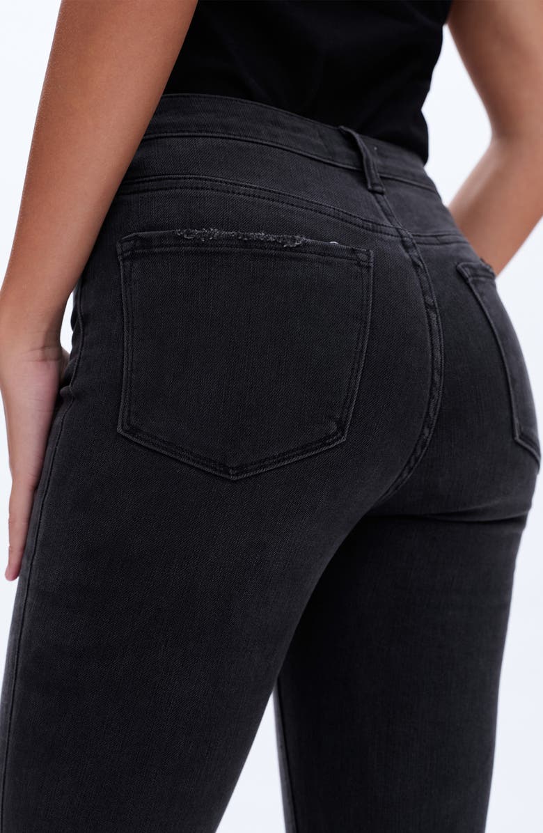 Bayeas High Waist Ankle Straight Leg Jeans, Alternate, color, 