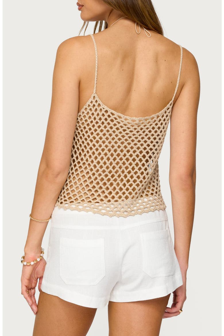 Florenza Open Stitch Camisole, Alternate, color, BEIGE