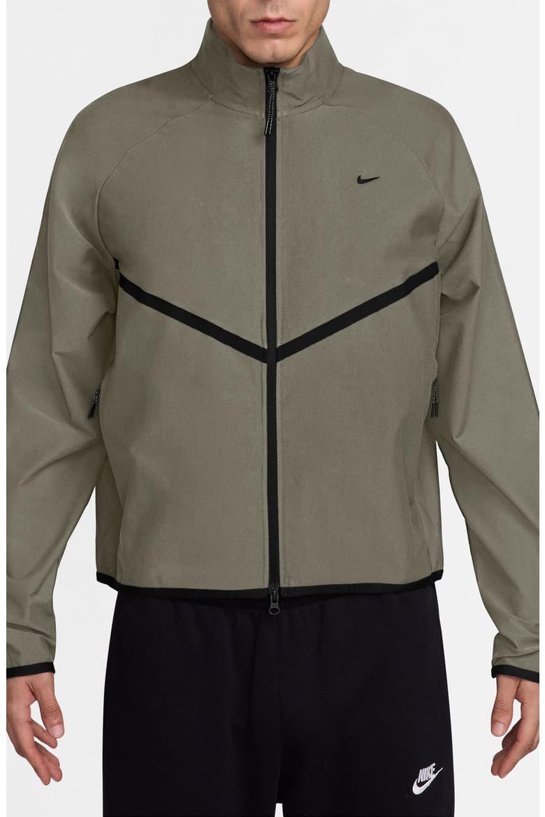 Shori Tech Track Jacket, Main, color, SAGE/BLACK