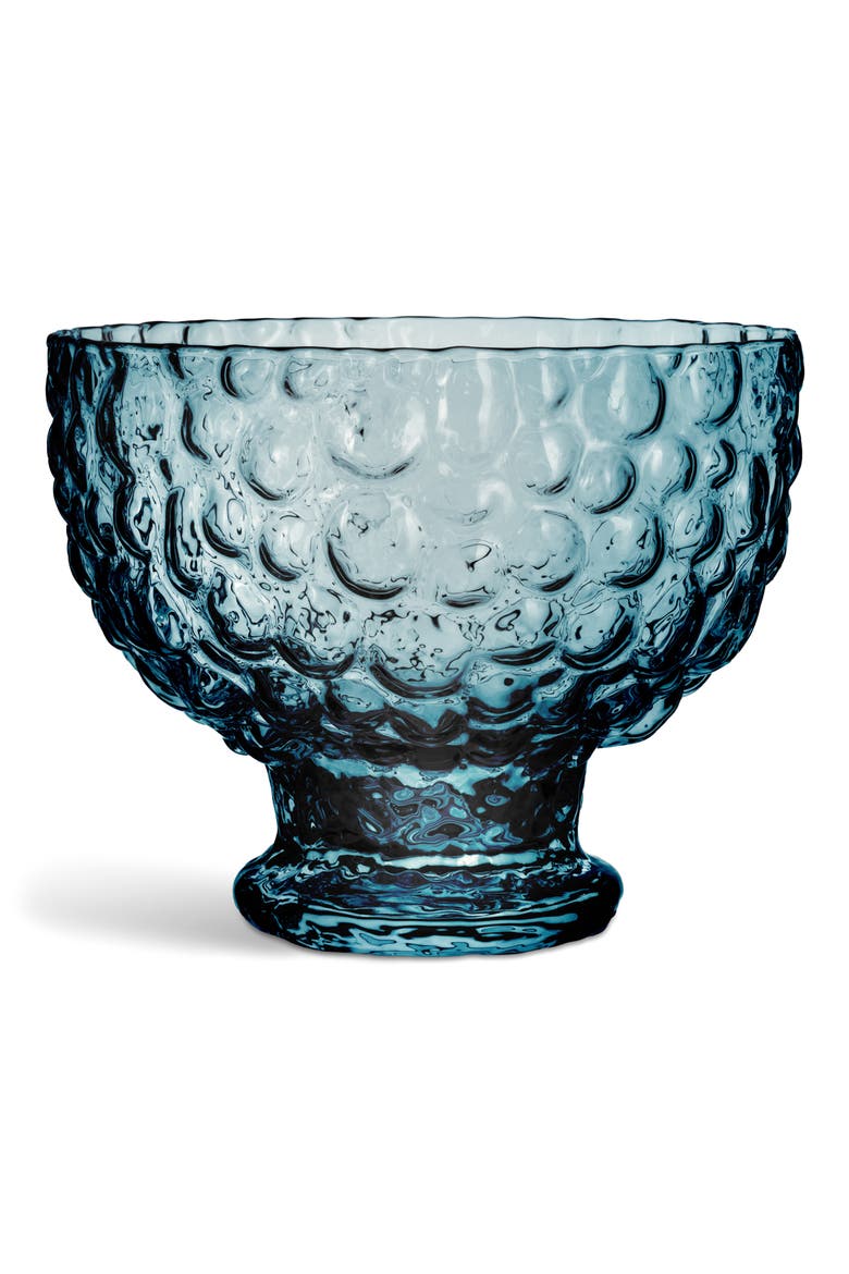 Moss Circular Glass Bowl, Main, color, BLUE