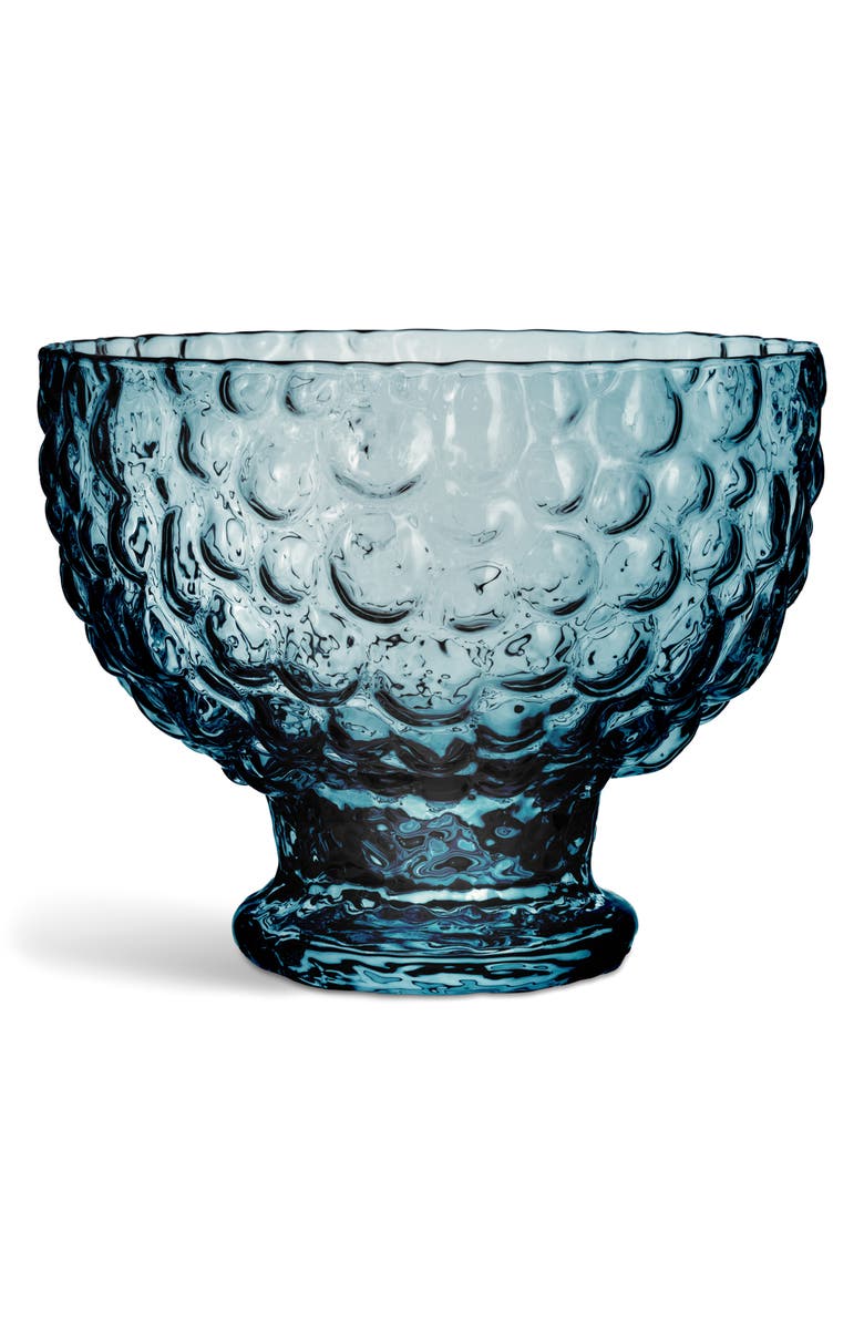 Kosta Boda Moss Circular Glass Bowl, Main, color, Blue