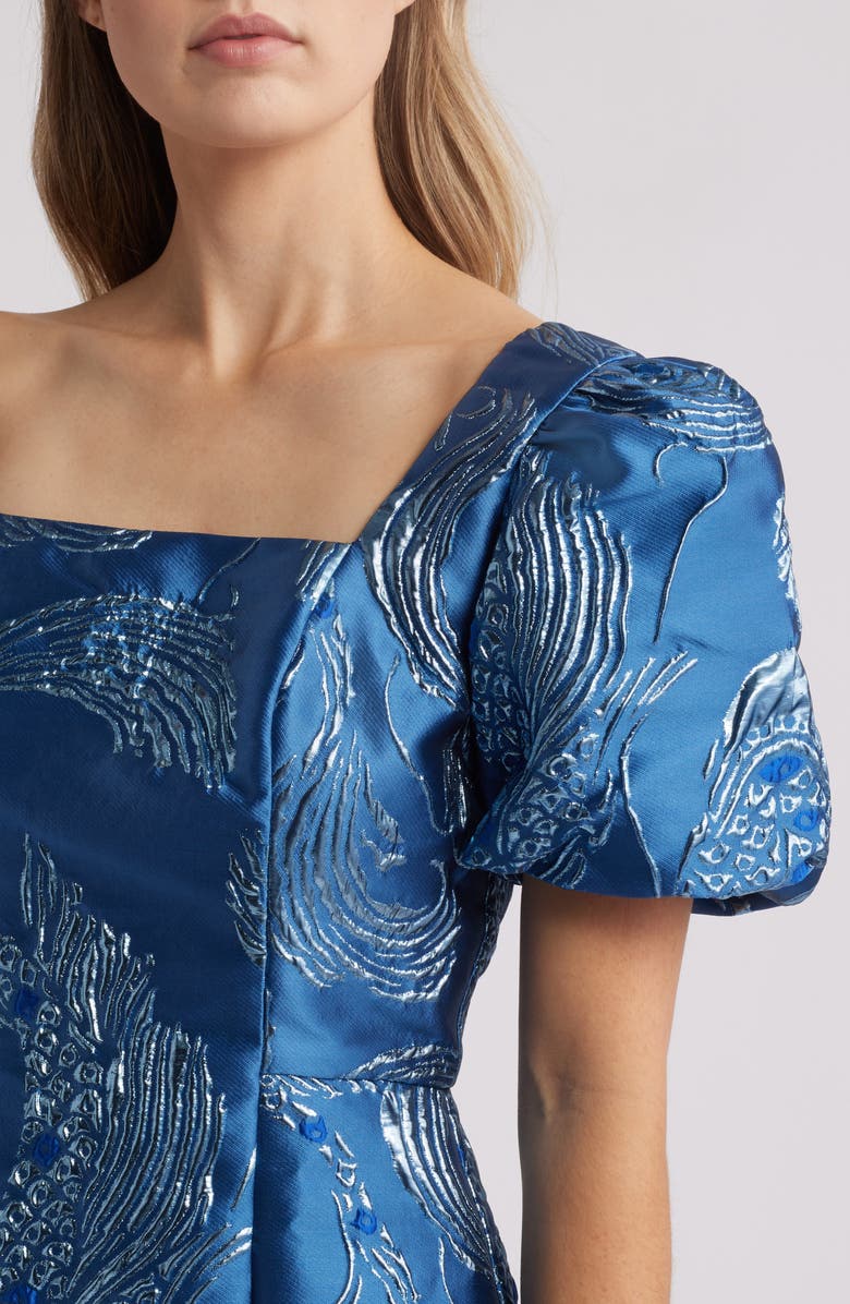 Lilly Pulitzer<sup>®</sup> Booker Puff Sleeve Jacquard Romper, Alternate, color, 