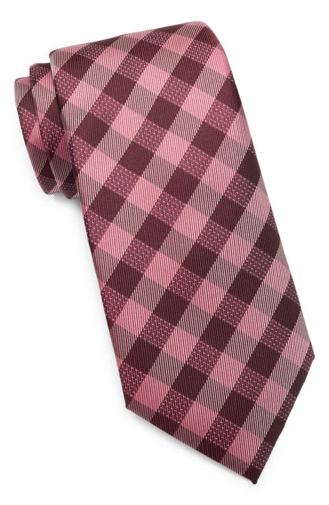 Sydney Check Satin Tie