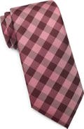 Michael Kors Sydney Check Satin Tie