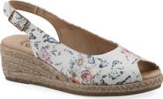 White Mountain Footwear Maize Slingback Wedge Sandal