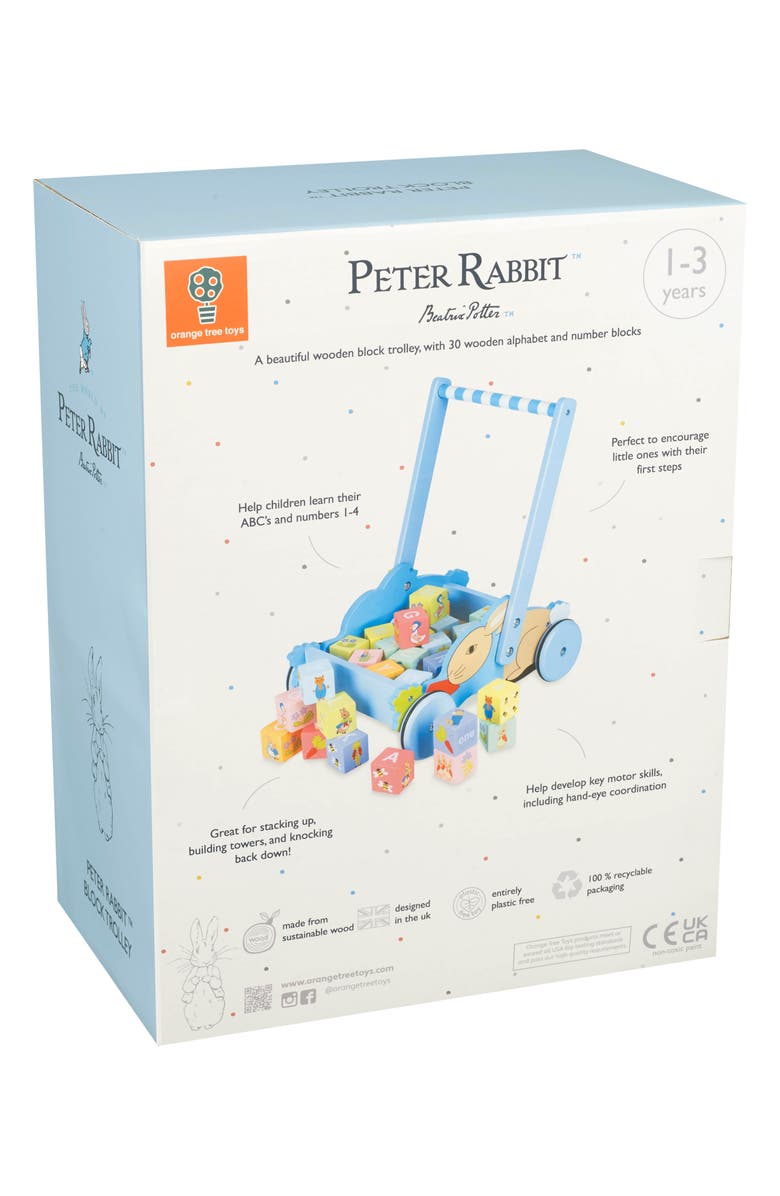 ORANGE TREE TOYS Peter Rabbit Alphabet Block Activity Walker, Alternate, color, 