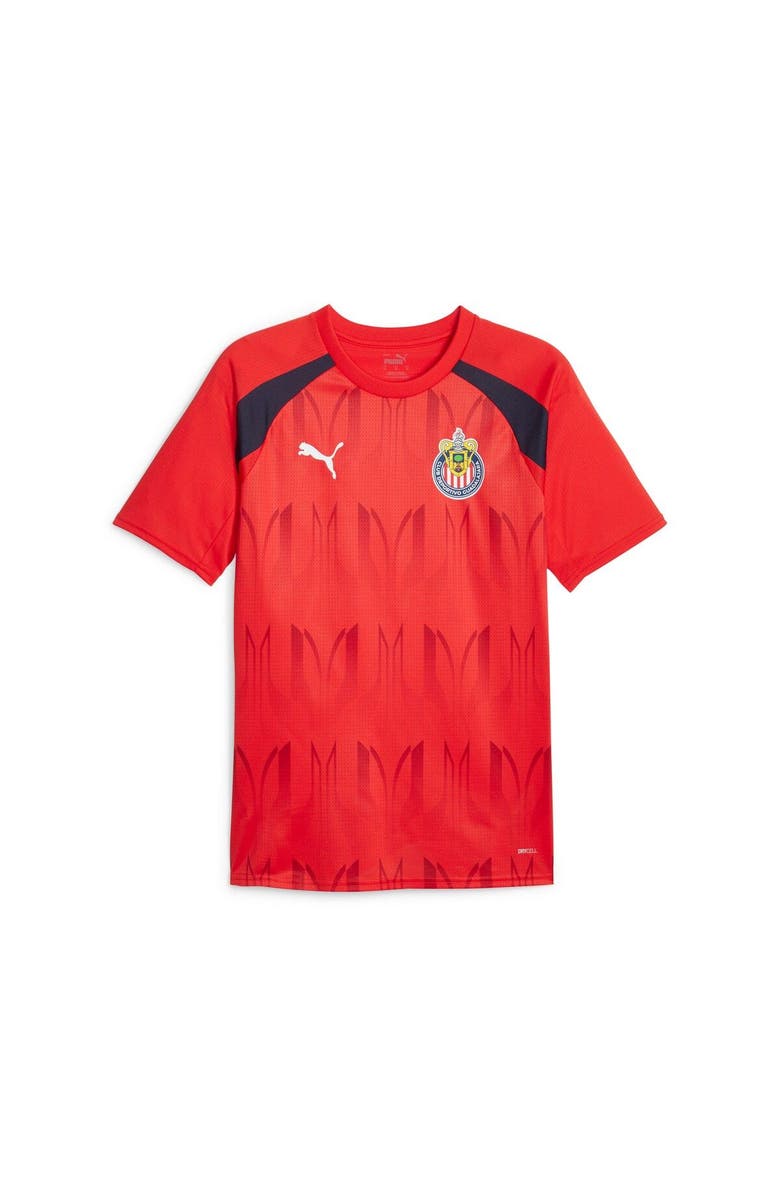 PUMA Men's Puma Red Chivas 2023/24 Pre-Match Jersey, Alternate, color, Red