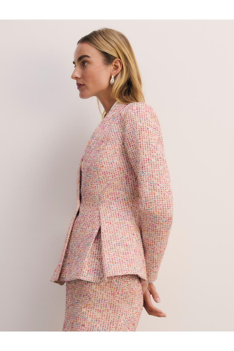 Lenola Tweed Jacket, Alternate, color, Pink