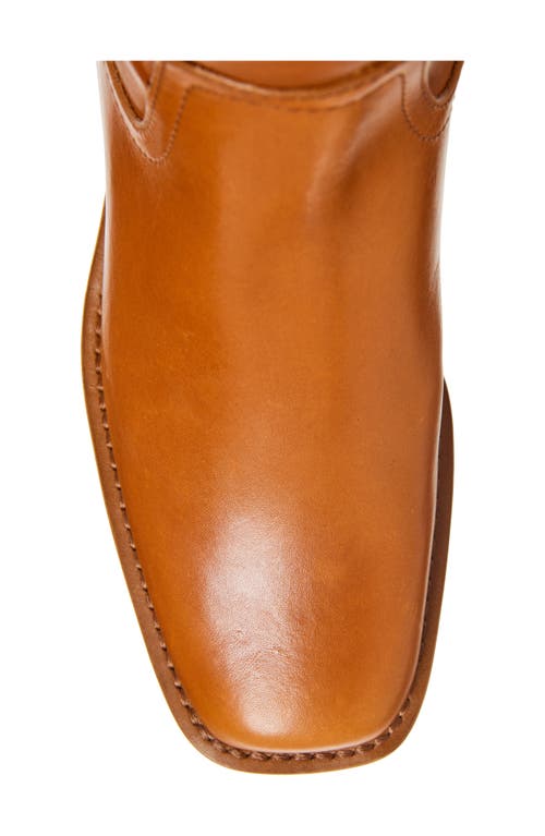Reformation Frances Knee Boots Whiskey Leather In Whiskey Leather