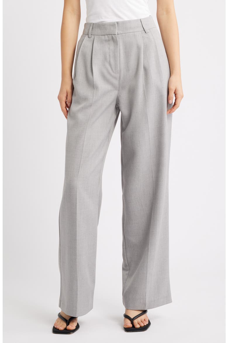 Wide Leg Pants, Main, color, GREY