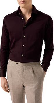 Eton Contemporary Fit Cotton Dress Shirt