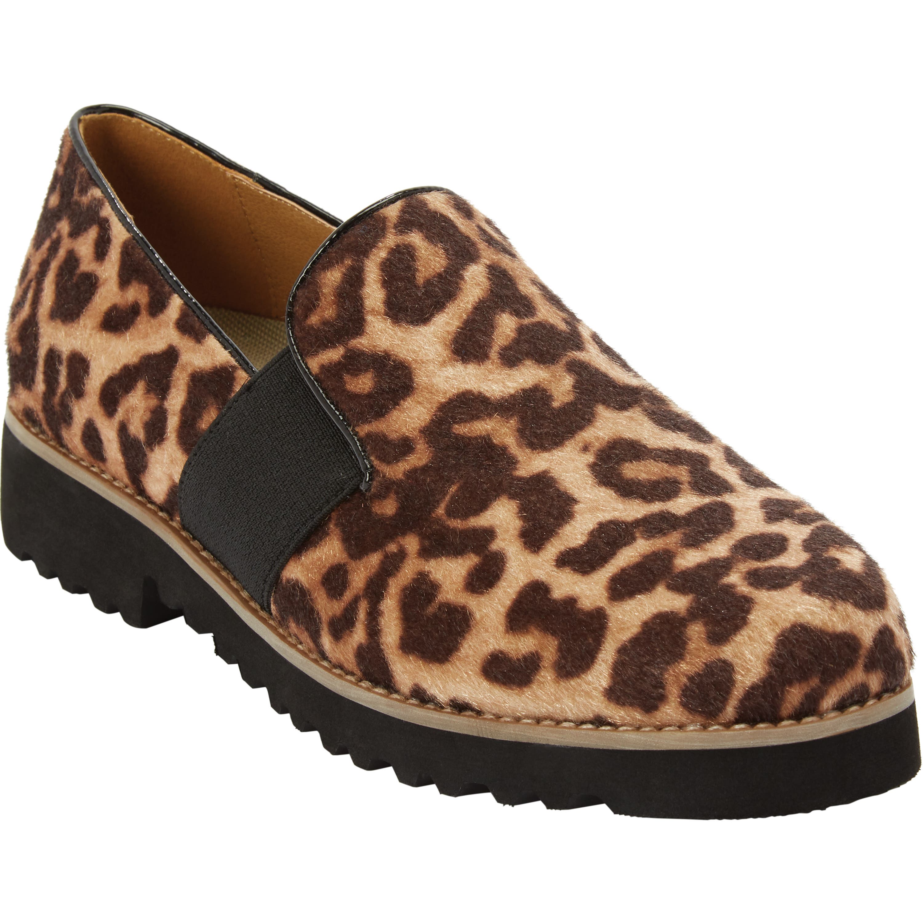 Comfortview The Taren Slip On Flat, Main, color, Leopard