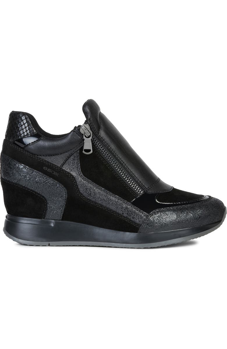 Geox Nydame Wedge Sneaker, Alternate, color,
