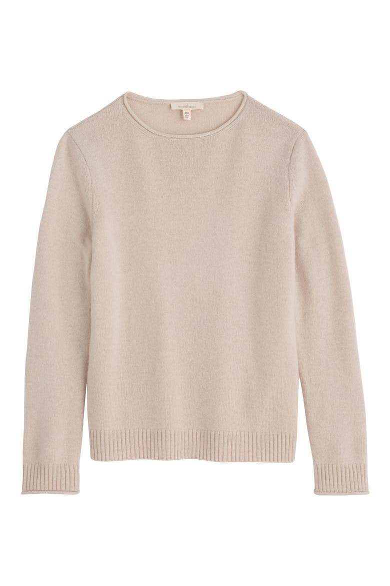 Rosefinch Merino Wool Blend Crewneck Sweater, Alternate, color, ARAN
