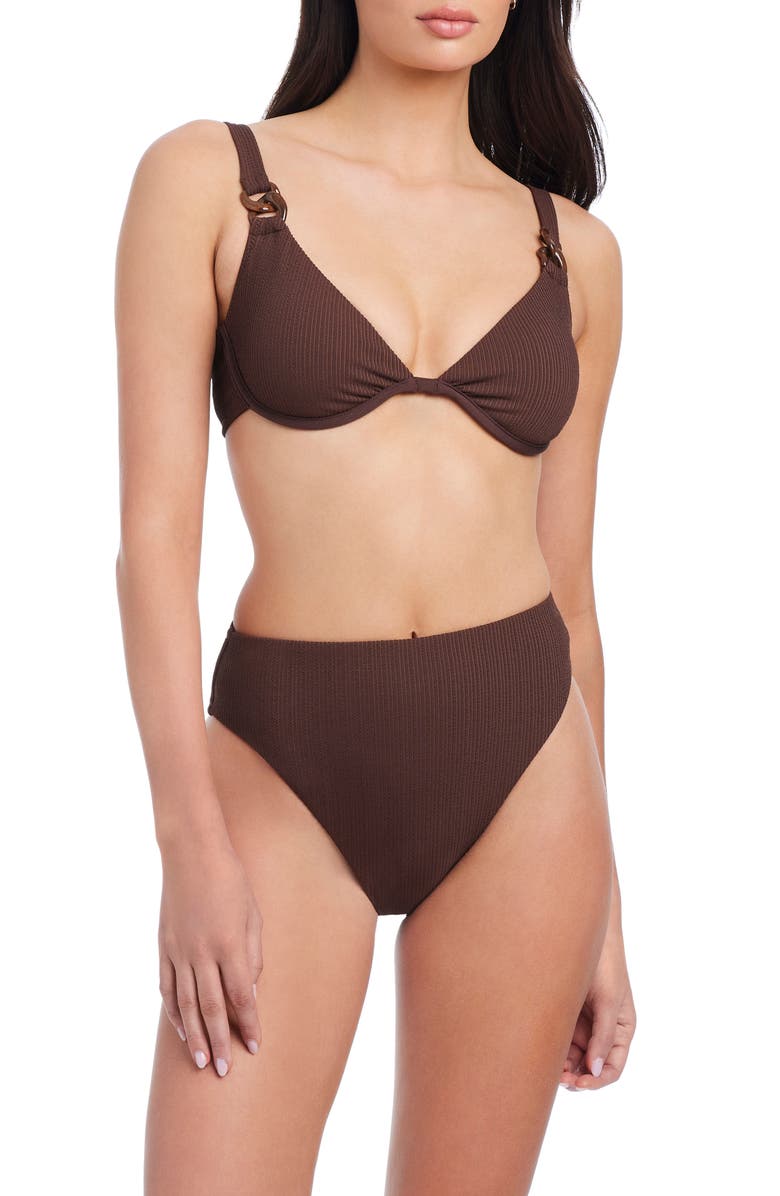 Sanctuary Stay Connected Underwire Bikini Top, Alternate, color, 