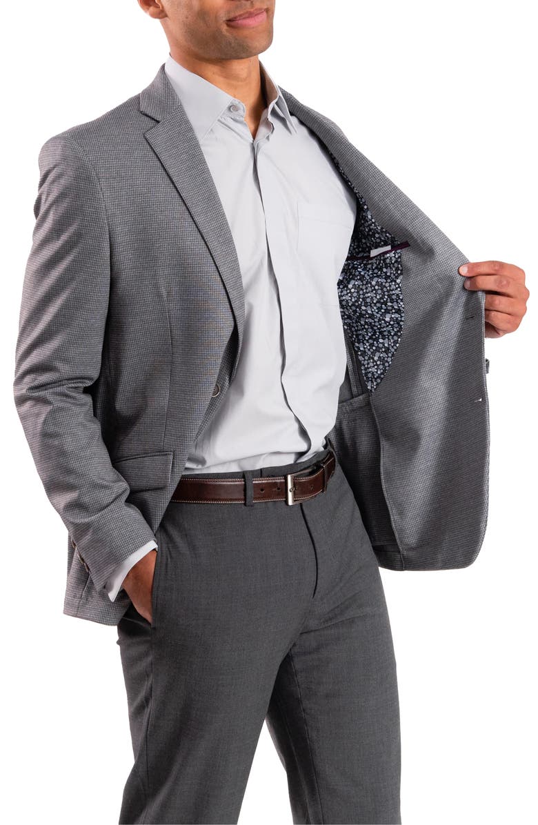 SAVILE ROW CO Tic Knit Sport Coat, Alternate, color, Grey