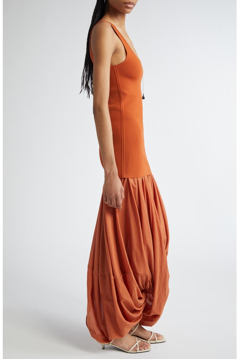 Cocoon Tank Dress, Alternate, color, TERRACOTTA