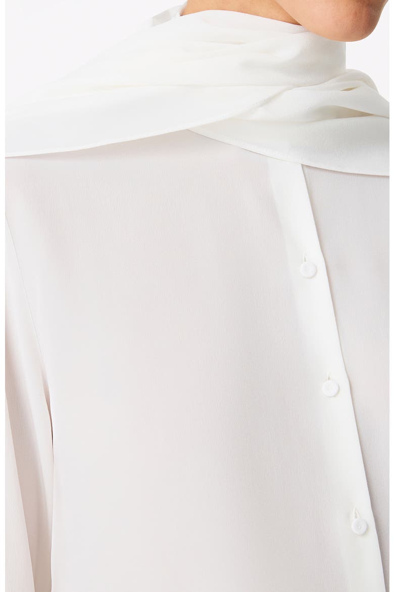 Signature Bow Blouse | Off White, Alternate, color, Off White